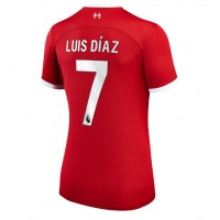 Liverpool Luis Diaz #7 Hemmatröja Kvinnor 2023-24 Korta ärmar